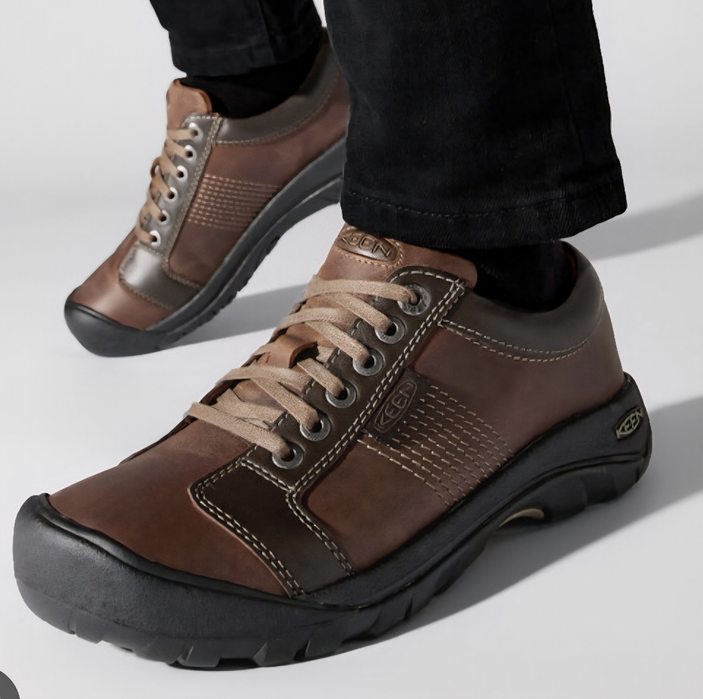 REDUCED TODAY KEEN Men's Brown and Black Sneakers